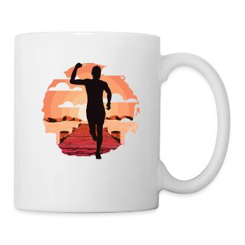 Marathon, TrailRunning Runner - Mug - white - Right