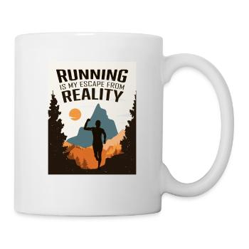 Marathon, Trail Running, Runners - Mug - white - Right