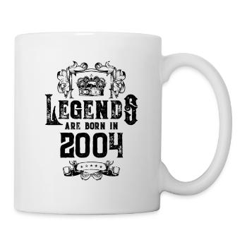 2004 legends birthday - Mug - white - Right