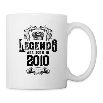 Anniversaire des légendes 2010 - Mug blanc - blanc - Droite