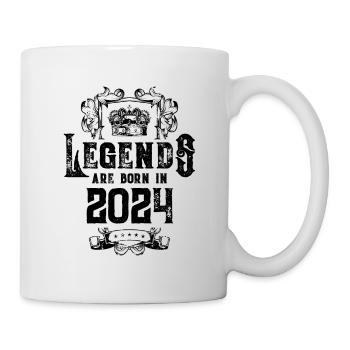 Anniversaire des légendes 2024 - Mug blanc - blanc - Droite