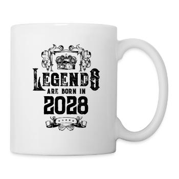 2028 legends geburtstag - Tasse - Weiß - Rechts