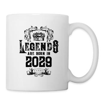 2029 legends birthday - Mug - white - Right