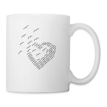 Lâcher - Mug blanc - blanc - Droite