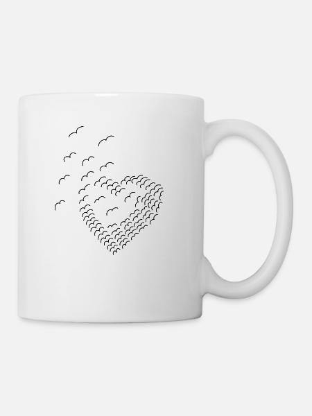 letting go - Tasse - Weiß