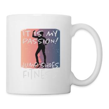 Grunge Jump Shoes Fitness - Tasse - Weiß - Rechts