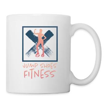Grunge Jump Shoes Fitness - Tasse - Weiß - Rechts