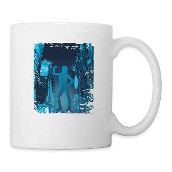Asian City Jump Shoes Fitness - Mug blanc - blanc - Droite