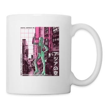 Asian City Jump Shoes Fitness - Mug blanc - blanc - Droite