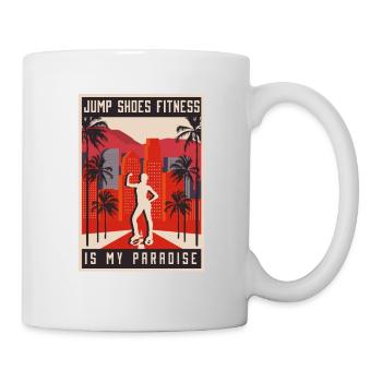 California Palm Jump Shoes Fitness - Mug - white - Right