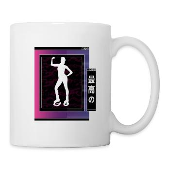 Vaporwave Metaverse Jump Chaussures Fitness - Mug blanc - blanc - Droite