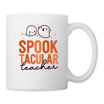 Spooktacular Teacher Halloween Matching School - Mug - white - Right