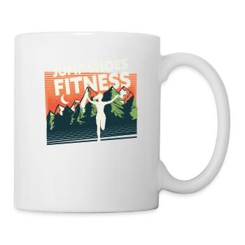 Jump Shoes Fitness Fitness Frau - Tasse - Weiß - Rechts