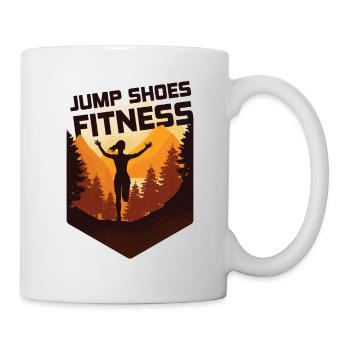 Jump Shoes Fitness Fitness Frau - Tasse - Weiß - Rechts