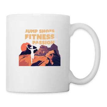 Jump Shoes Fitness Passion - Tasse - Weiß - Rechts