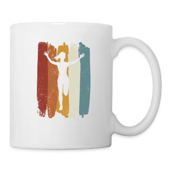 Retro Jump Shoes Fitness - Tasse - Weiß - Rechts