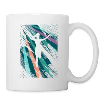 Retro Jump Shoes Fitness - Tasse - Weiß - Rechts