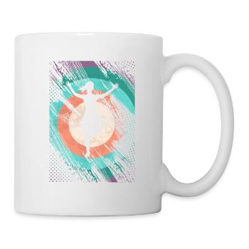 Retro Jump Shoes Fitness - Tasse - Weiß - Rechts