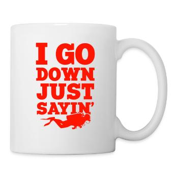 diver's saying - Mug - white - Right