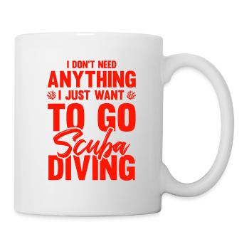 scuba diving - Mug - white - Right