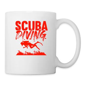 scuba tauchen - Tasse - Weiß - Rechts