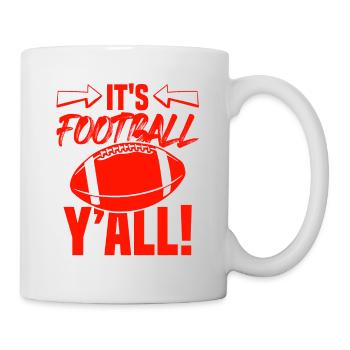 devise du football - Mug blanc - blanc - Droite