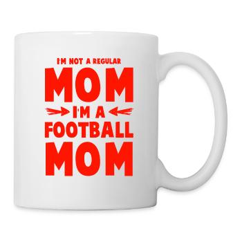 football mom mama - Tasse - Weiß - Rechts