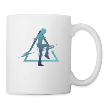 Geometrie Rope Jumping - Tasse - Weiß - Rechts