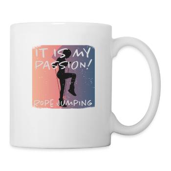 Grunge Rope Jumping - Tasse - Weiß - Rechts