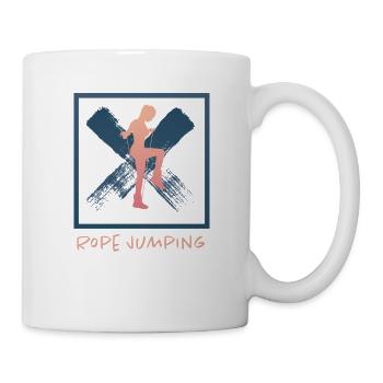 Grunge Rope Jumping - Mug - white - Right