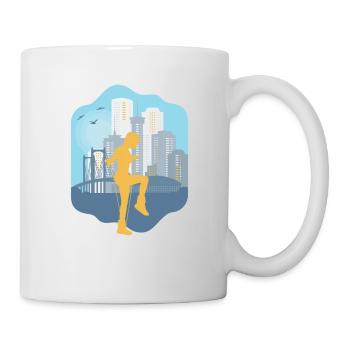 Skyline Rope Jumping - Tasse - Weiß - Rechts