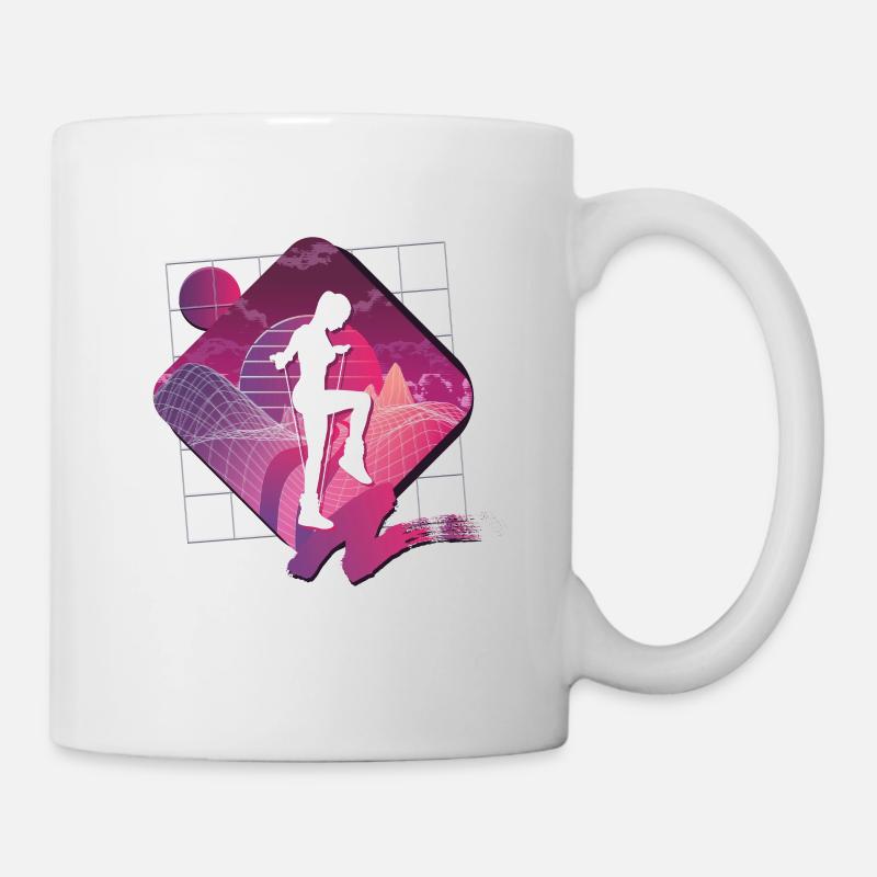 Vaporwave Rope Jumping - Tasse - Weiß