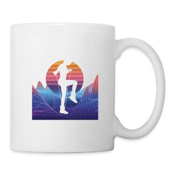 Vaporwave Rope Jumping - Tasse - Weiß - Rechts