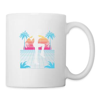 Vaporwave Rope Jumping - Tasse - Weiß - Rechts