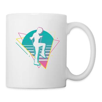 Vaporwave Rope Jumping - Tasse - Weiß - Rechts
