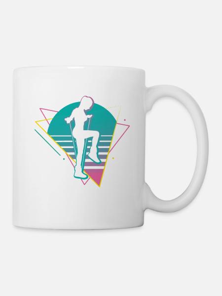 Vaporwave Rope Jumping - Tasse - Weiß