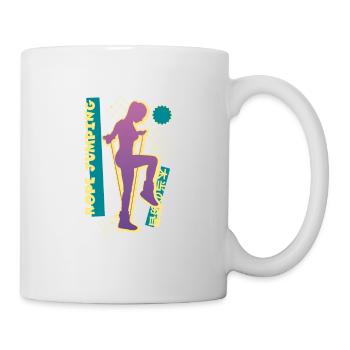 Vaporwave Rope Jumping - Tasse - Weiß - Rechts