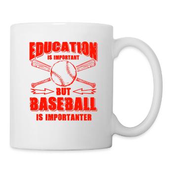 baseball dicton drôle - Mug blanc - blanc - Droite