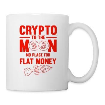 argent bitcoin - Mug blanc - blanc - Droite