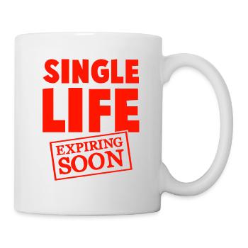 single leben bräutigam - Tasse - Weiß - Rechts