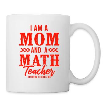 mama mathematics teacher - Mug - white - Right