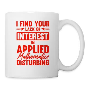 Learn mathematics - Mug - white - Right
