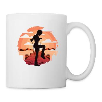 Rope Jumping Rope Jumping Frau - Tasse - Weiß - Rechts