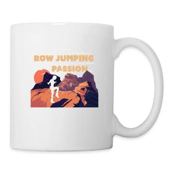 Passion pour le saut à la corde - Mug blanc - blanc - Droite