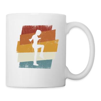Retro Rope Jumping - Tasse - Weiß - Rechts