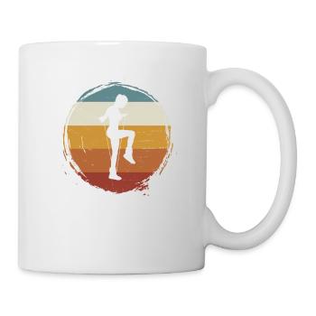 Retro Rope Jumping - Tasse - Weiß - Rechts