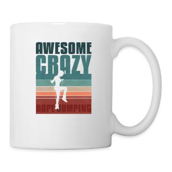 Retro Rope Jumping - Tasse - Weiß - Rechts