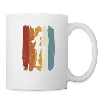 Retro Rope Jumping - Tasse - Weiß - Rechts