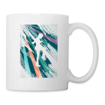 Retro Rope Jumping - Tasse - Weiß - Rechts