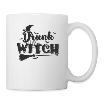 Drunk Witch Halloween Holiday Custom - Mug blanc - blanc - Droite